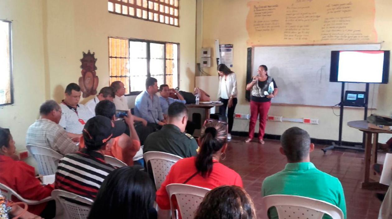 Imagen de una reunión de la Comisión Regional de Moralización del Atlántico.
