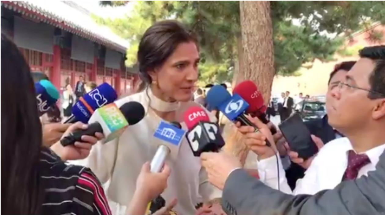 Ángela María Orozco, ministra de Transporte.