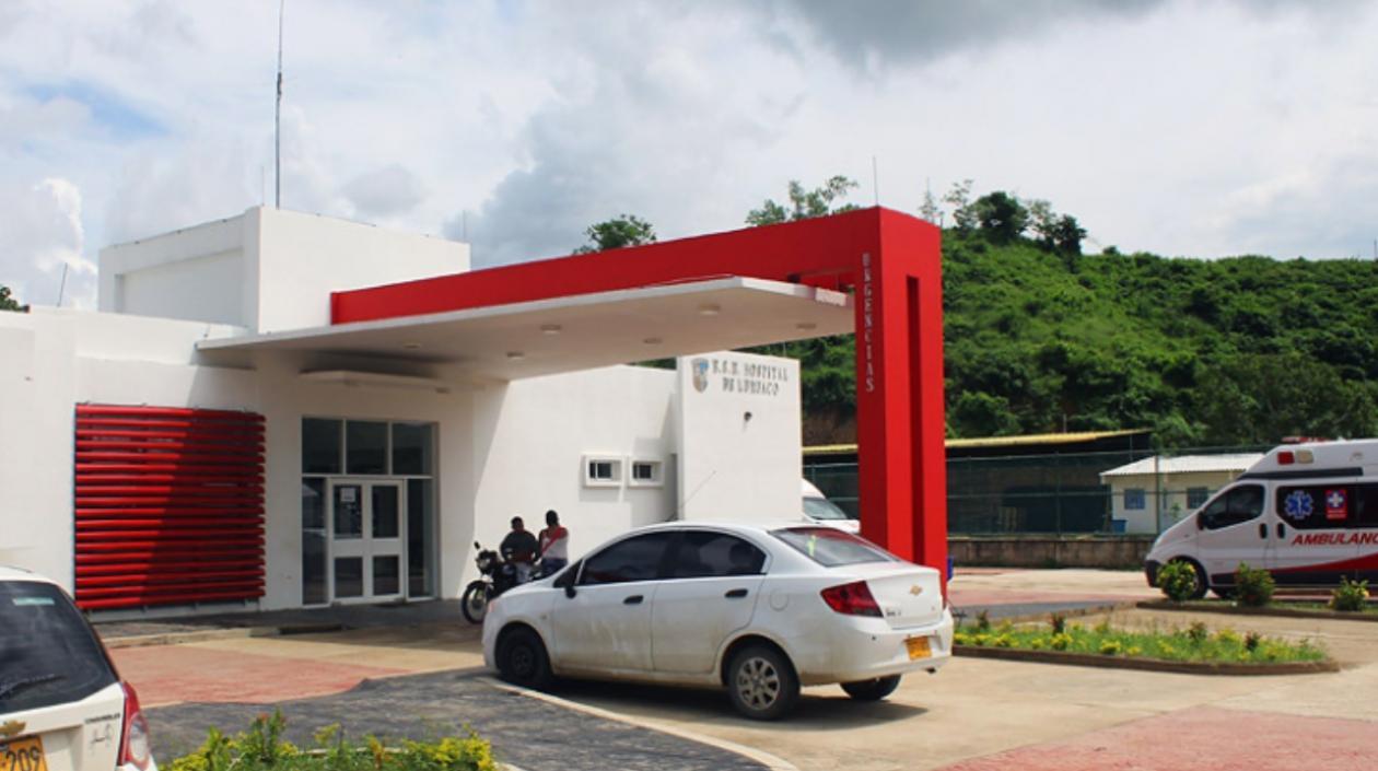 El hombre llegó sin vida al Hospital de Luruaco.