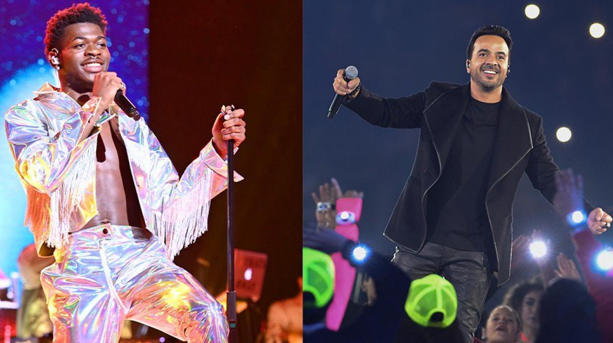 El rapero Lil Nas X y el puertorriqueño Luis Fonsi.