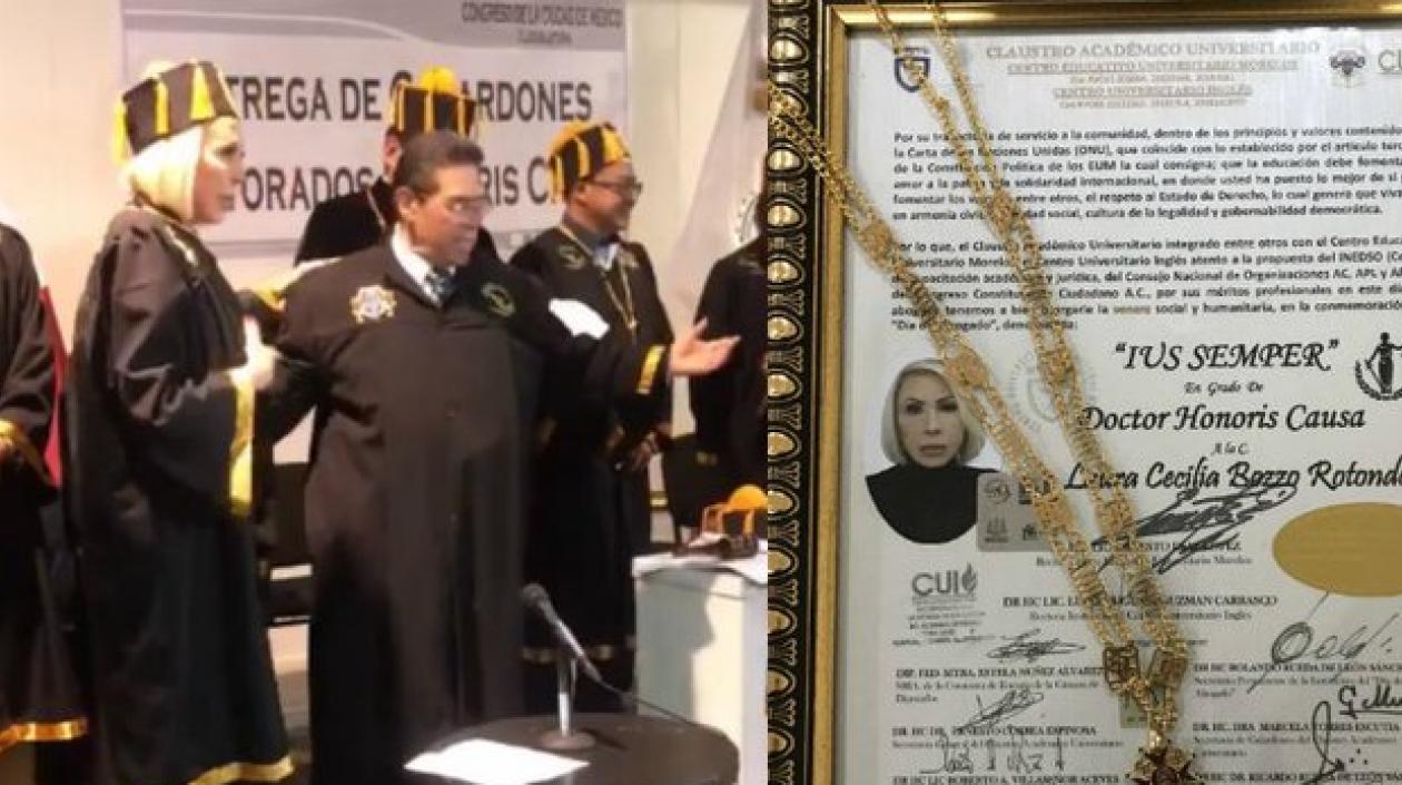 Laura Bozzo, presentadora peruana radicada en México.