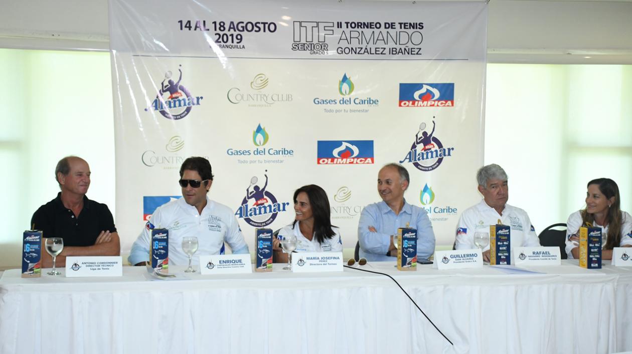 Presentación del II Torneo de Tenis  ITF Senior Grado 5 Copa Armando González Ibáñez- Alamar