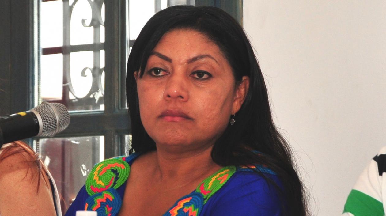 Oneida Pinto, exgobernadora de La Guajira.