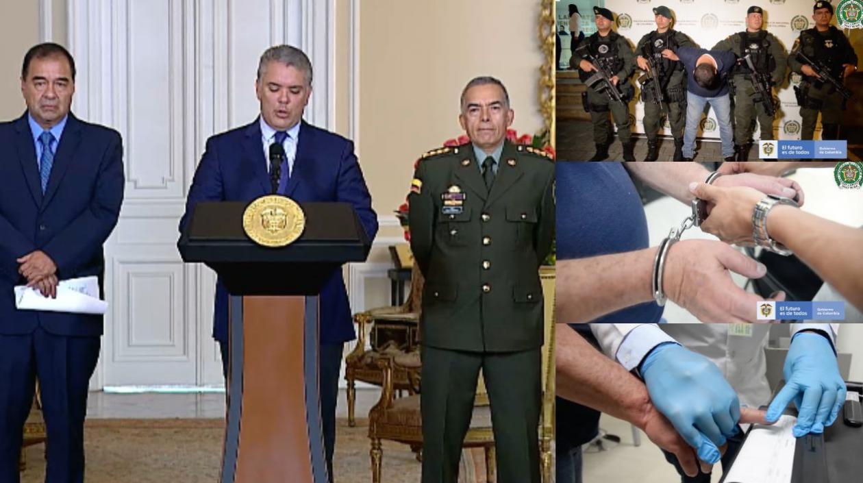 Presidente Duque revela detalles de la captura del líder de la guerrilla urbana del ELN.
