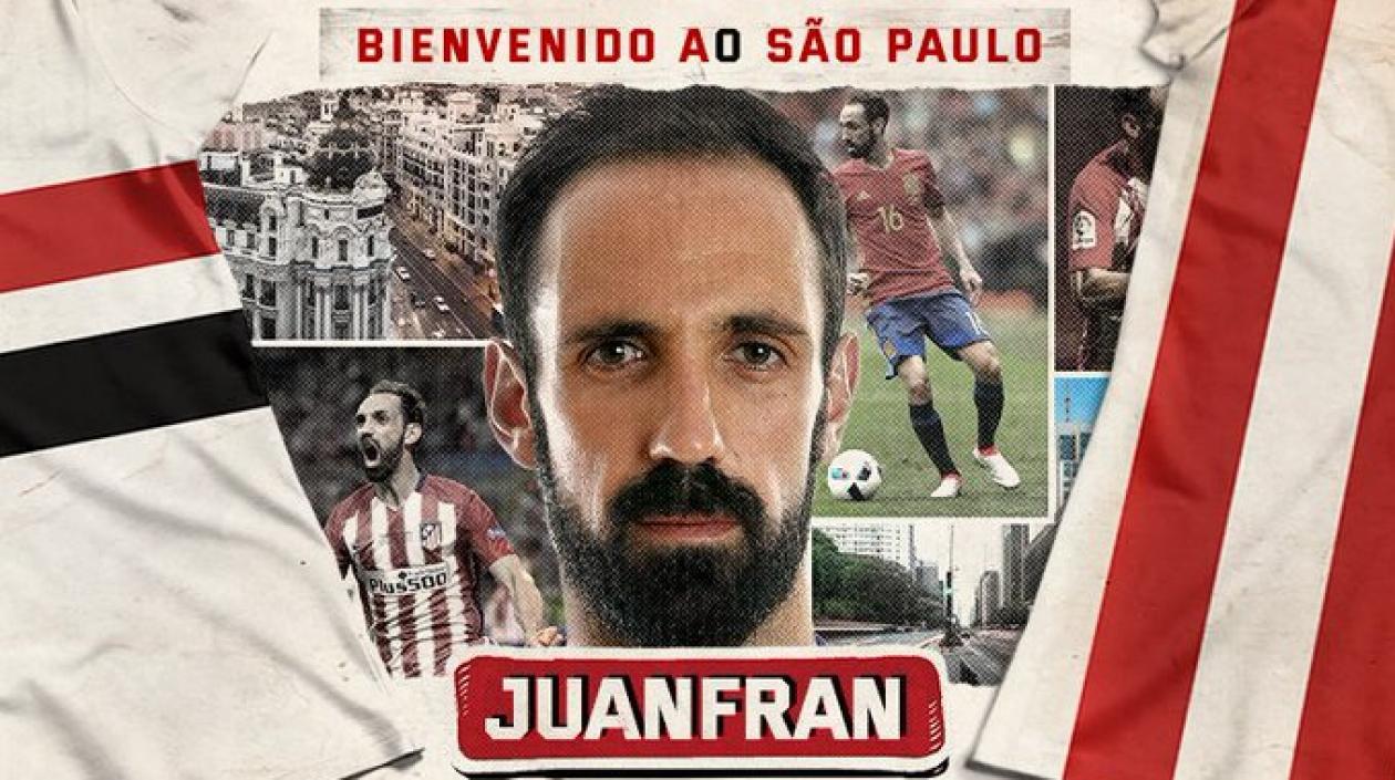 Así le dieron la bienvenida a Juanfran.