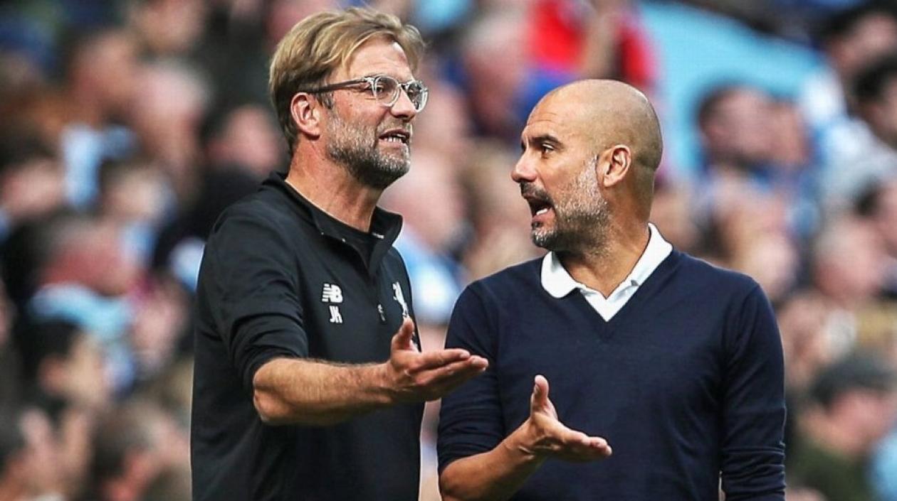 Jurgen Klopp y Pep Guardiola.