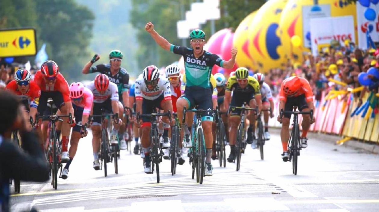 El ganador de la etapa.