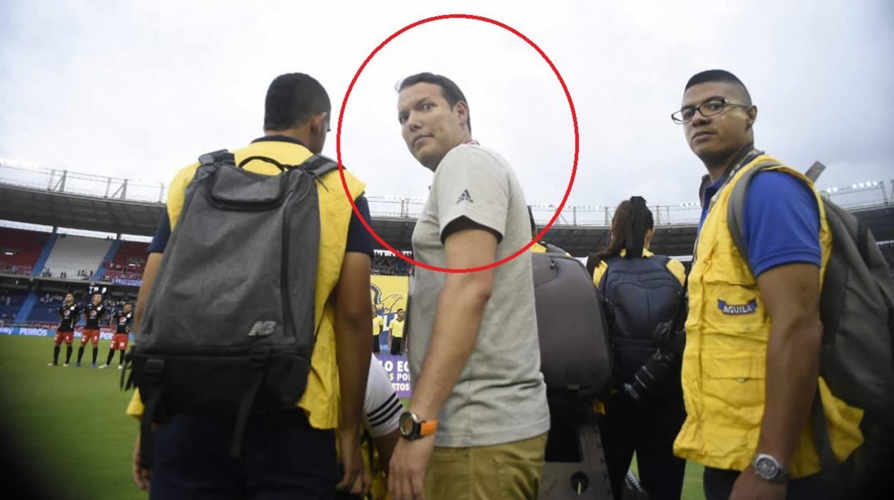 Carlos Lajud, jefe de prensa de la Dimayor.