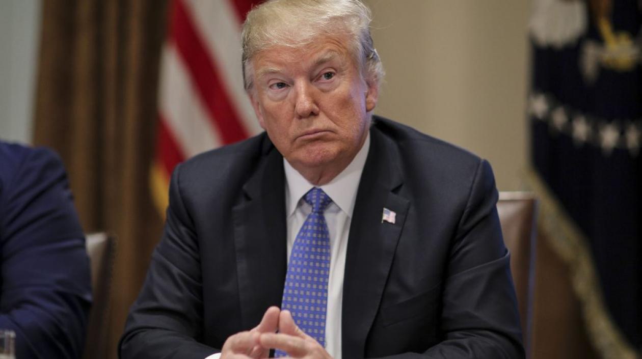 Donald Trump, presidente estadounidense.