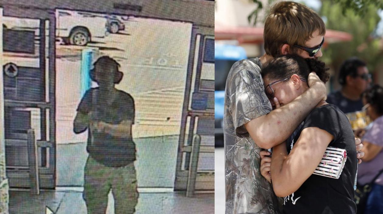 Patrick Crusius, autor de la masacre y los familiares de las víctimas.