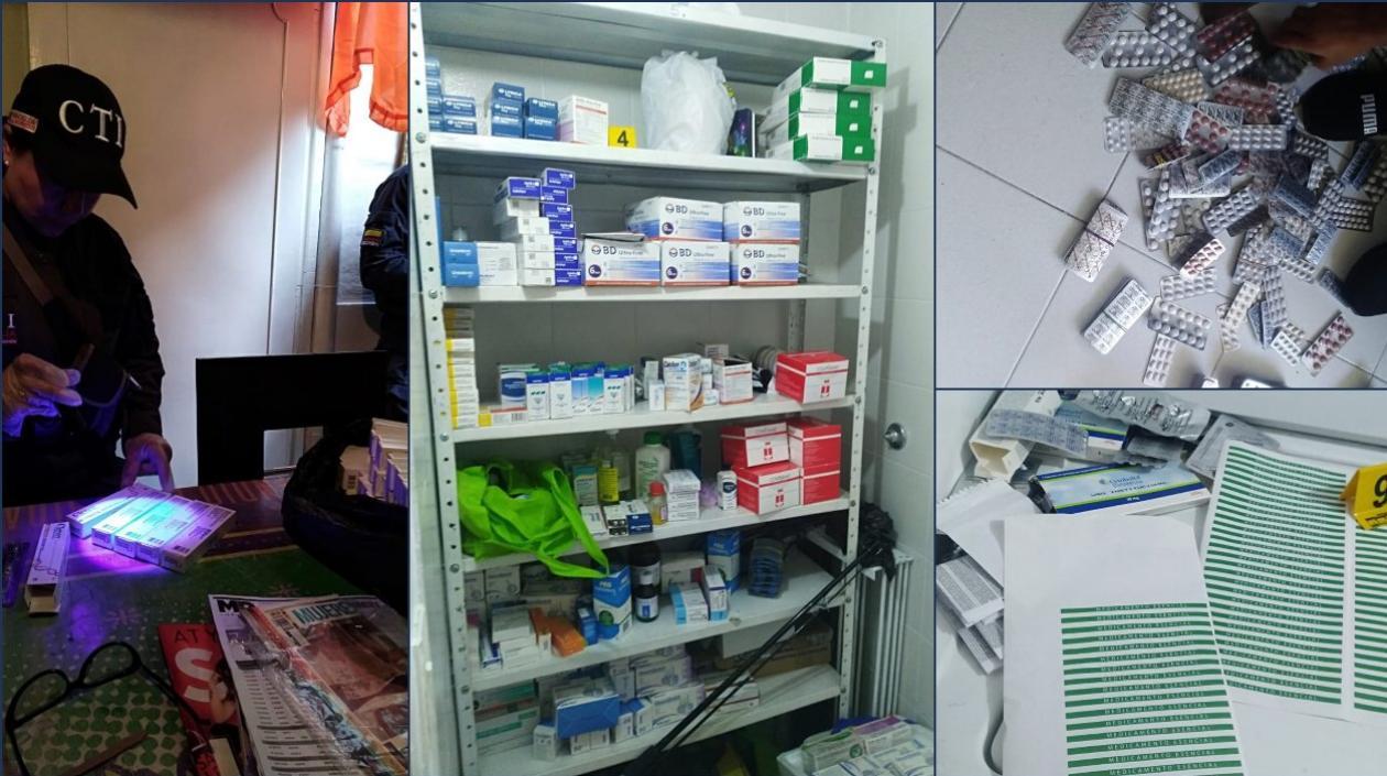 La Fiscalía encontró que alteraban los medicamentos para venderlos.