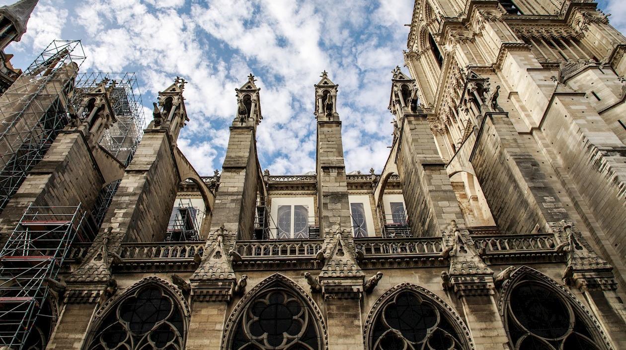 Catedral de Notre Dame en París, Francia.