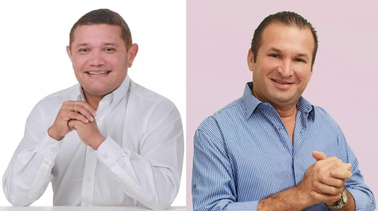 Tomás Guardiola y Carlos Fernández Núñez, candidatos a la Alcaldía de Santo Tomás.