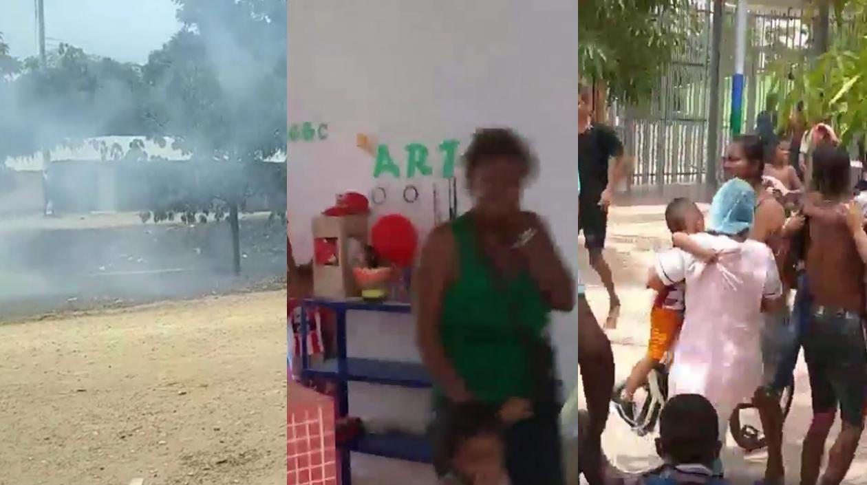 Disturbios en Repelón.