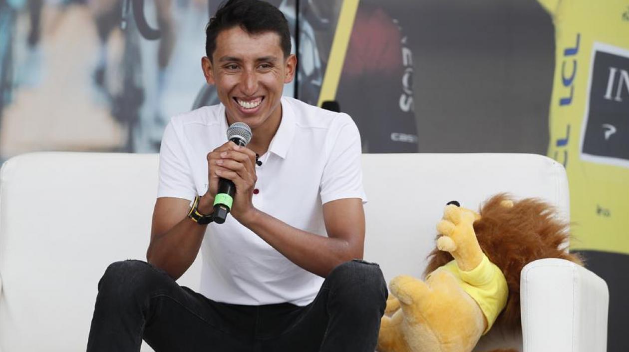 El ciclista Egan Bernal.