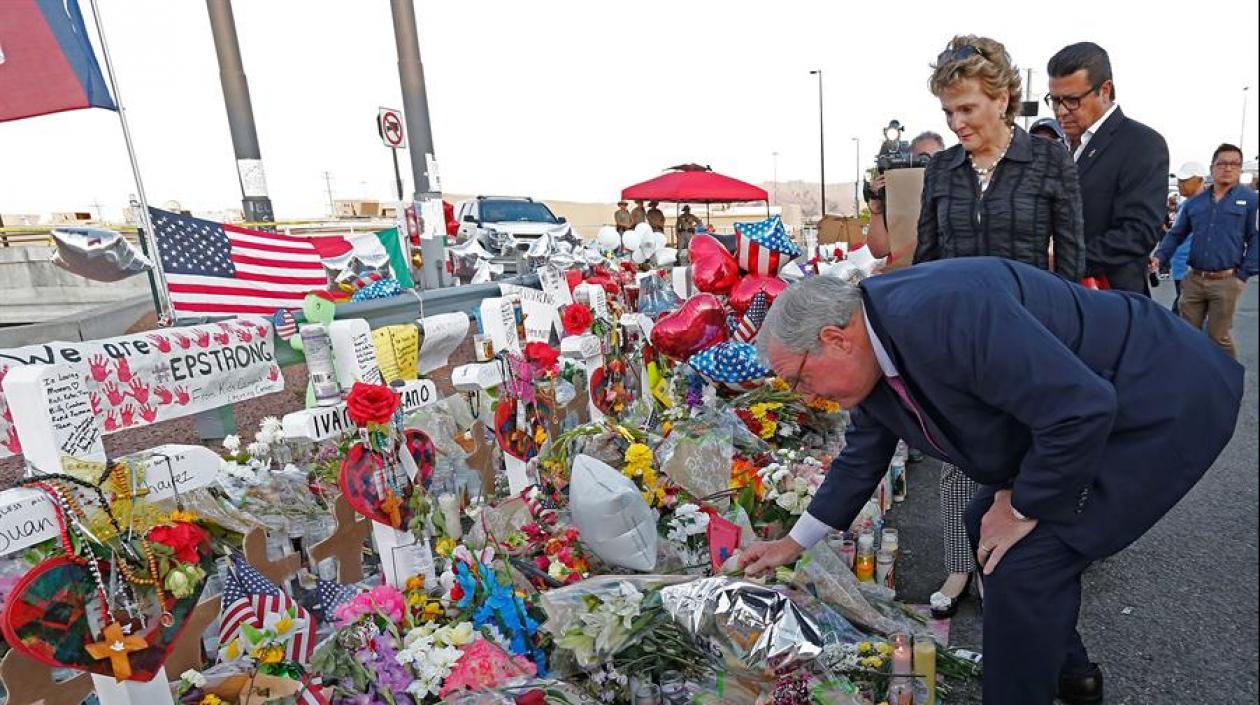 El homenaje a las víctimas de El Paso, Texas.