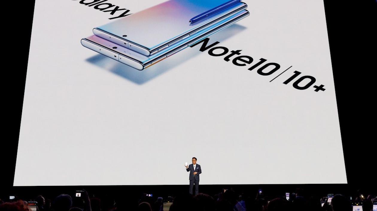Presentación del nuevo Note 10 de Samsung.