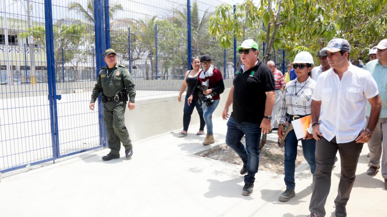 El Alcalde de Barranquilla, Alejandro Char, en el Parque Limón.