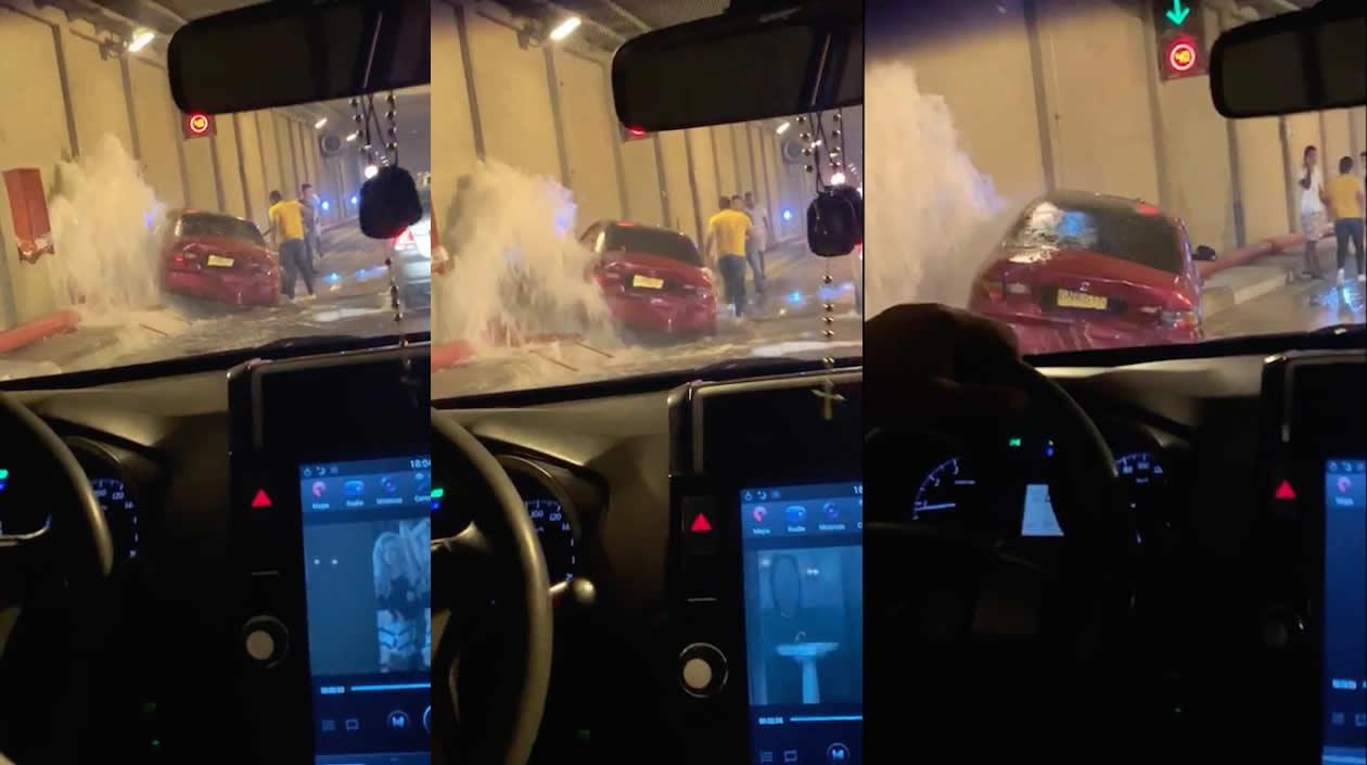 Secuencia gráfica del accidente.