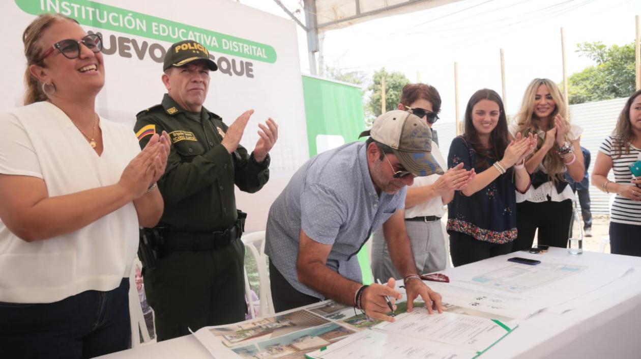 El Alcalde de Barranquilla, Alejandro Char.