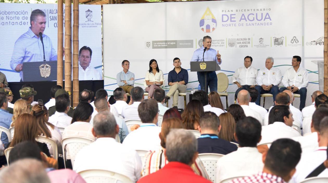 Presidente Duque en Norte de Santander.