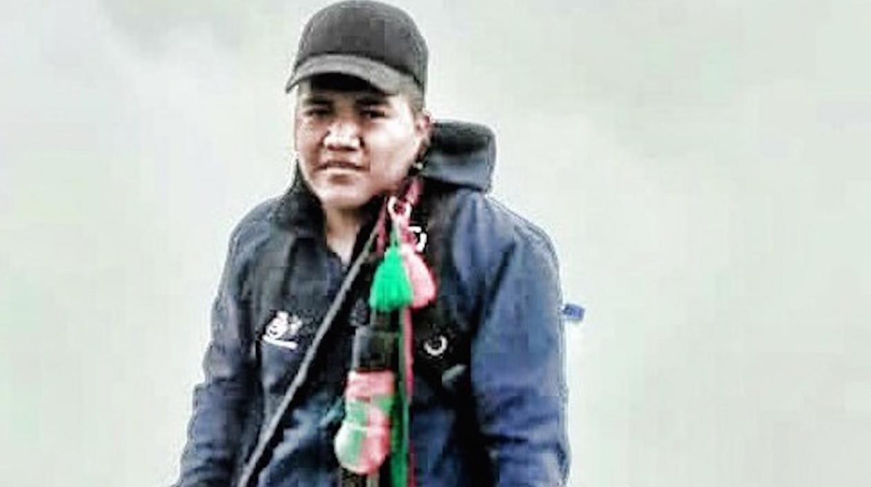 Uno de los indígenas fallecidos en el atentado.