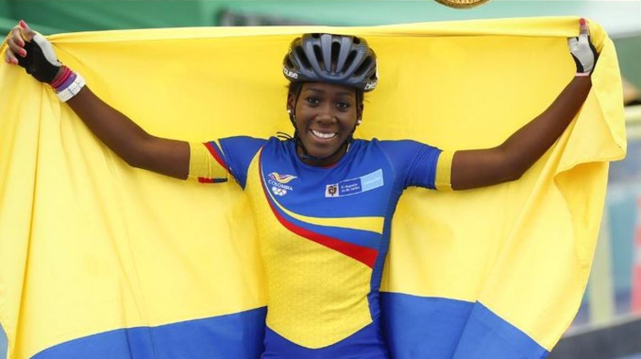 La patinadora colombiana Johana Viveros.