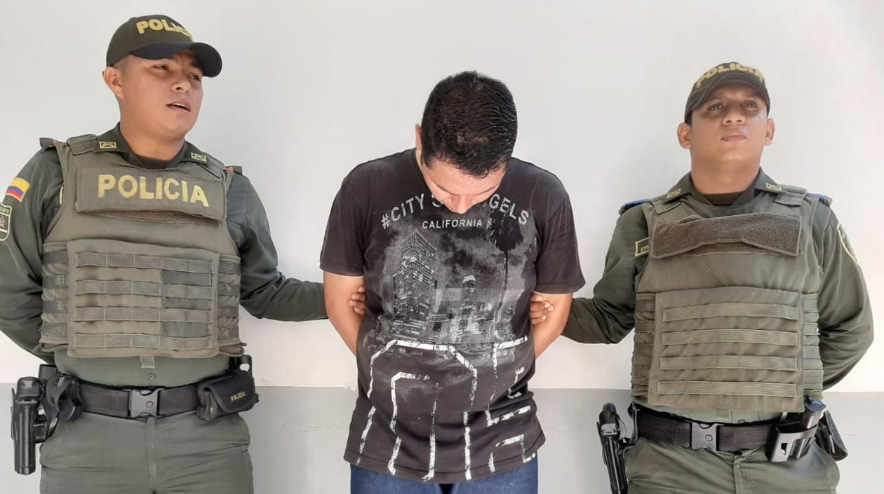 Edinson David Ospina Pérez, preso recapturado.