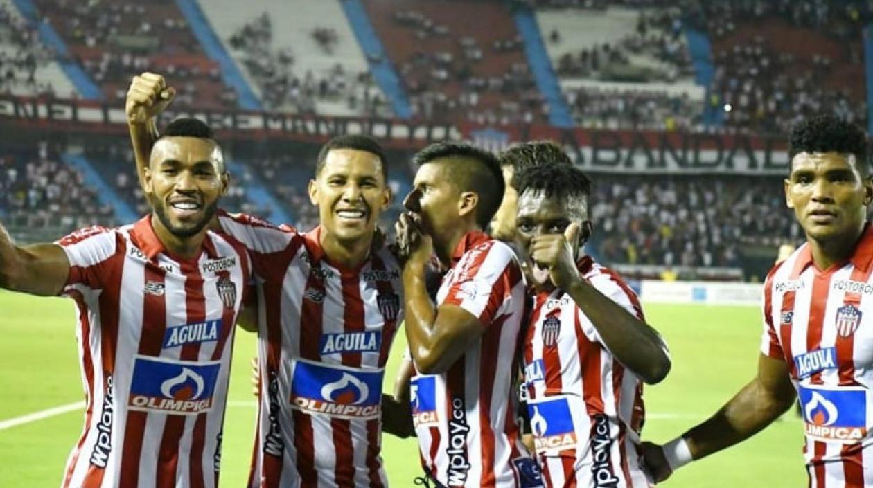 Imagen del partido de Junior ante Bucaramanga.