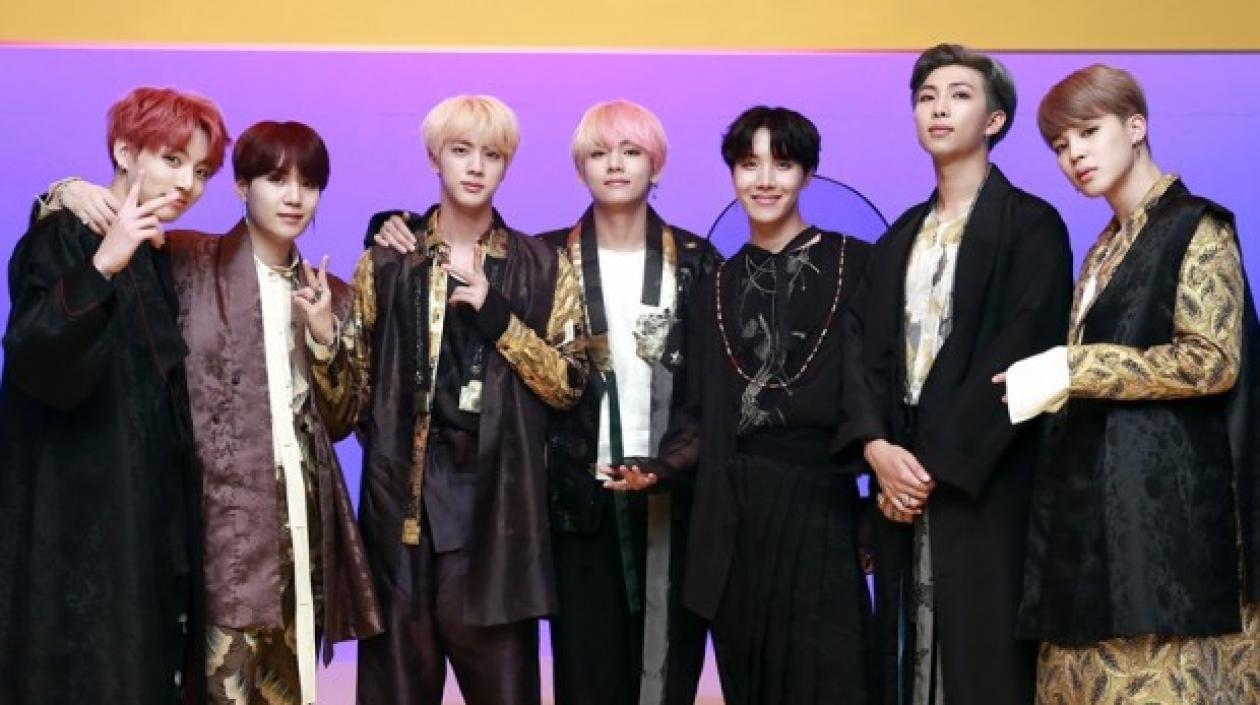 La banda surcoreana BTS.