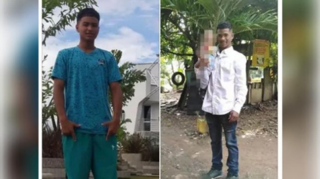 José Enrique Ruiz, de 17 años de edad, y Juan David Martínez, de 15, fallecieron en el accidente en el río Cauca.