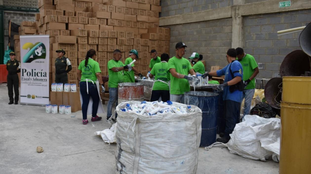 Momentos de la destrucción de la mercancía.