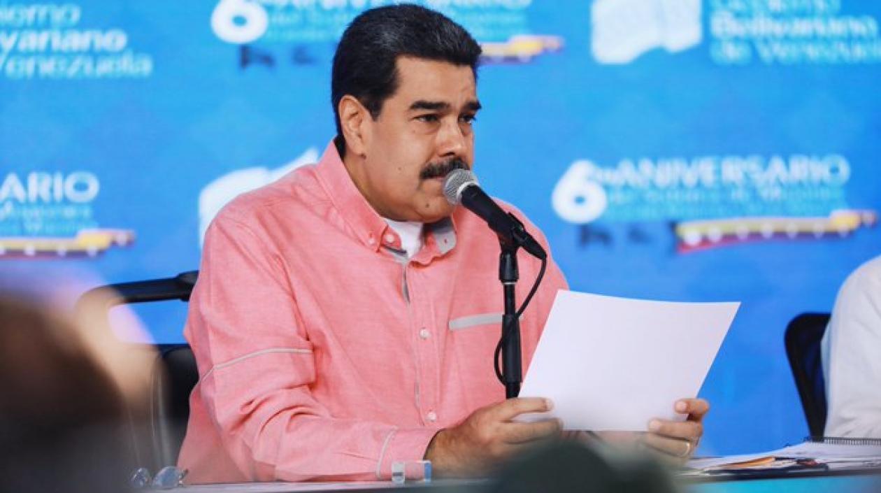 El Presidente de Venezuela, Nicolás Maduro.