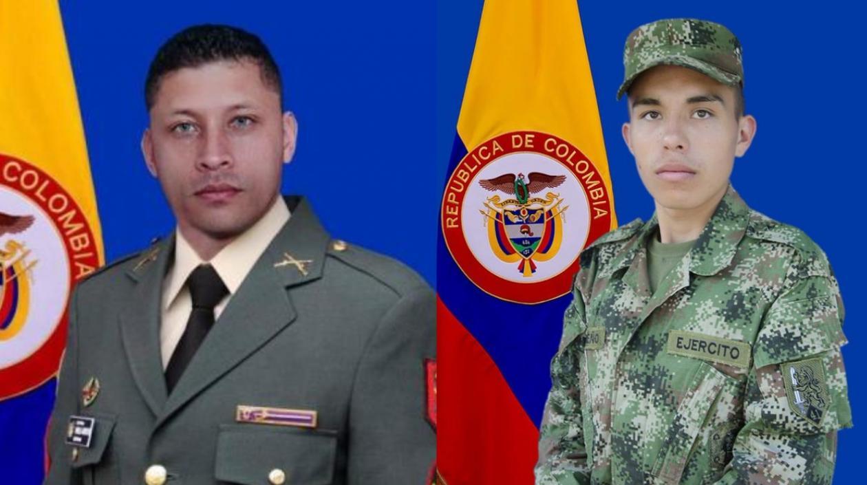 Álvaro Alexander Hernández y Edward Antonio Gómez.