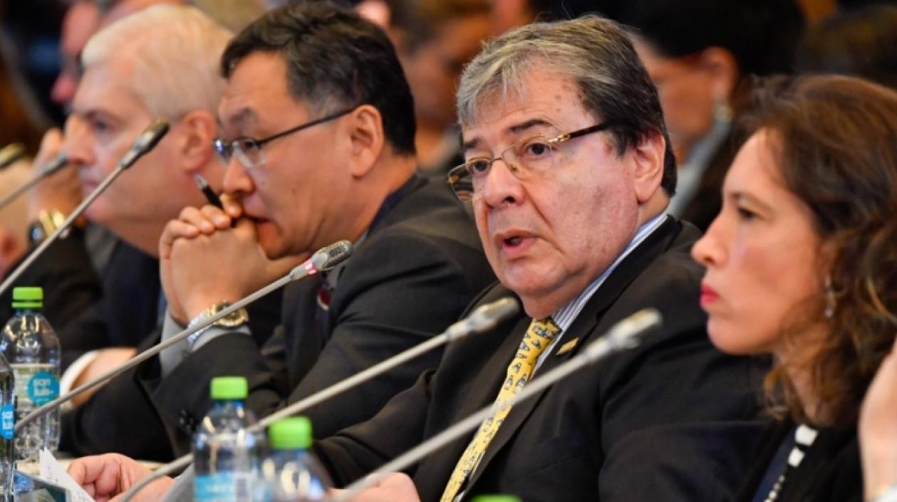 Carlos Holmes Trujillo, canciller colombiano.