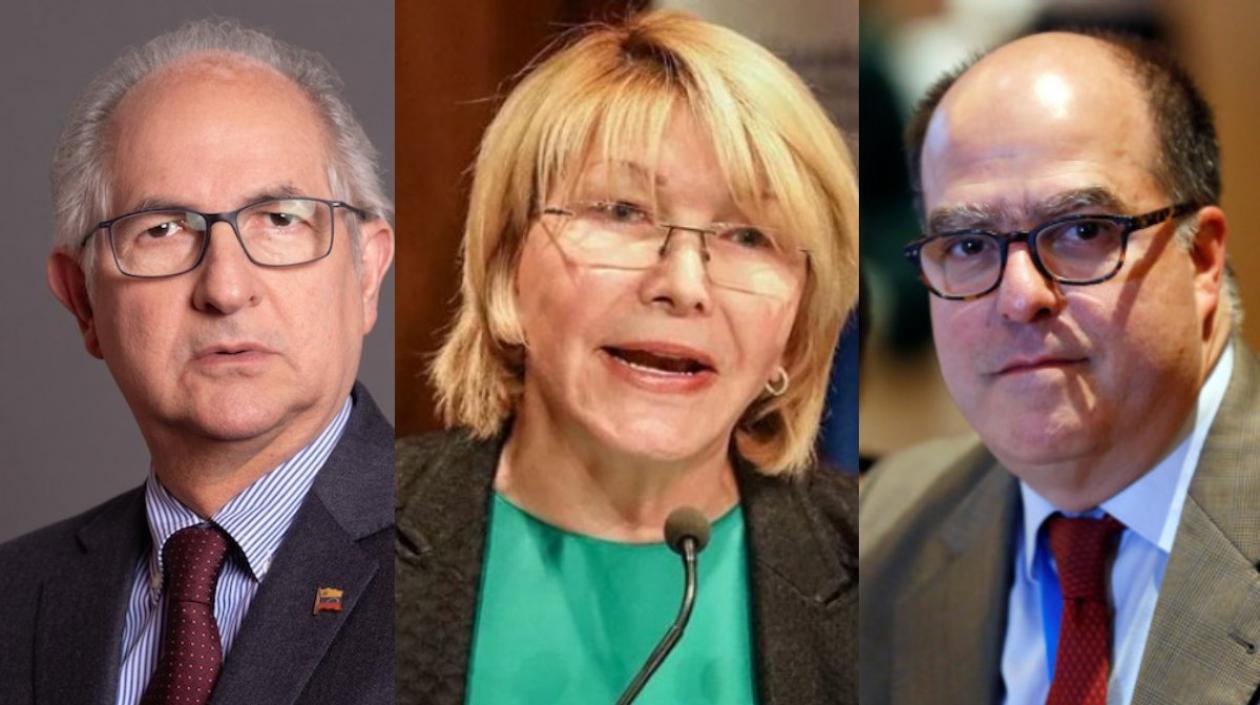 Antonio Ledezma, Luisa Ortega y Julio Borges.