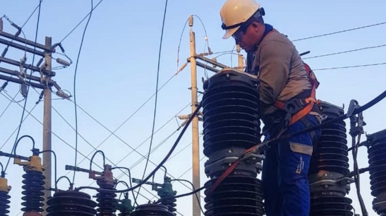 Subestación del barrio El Silencio.