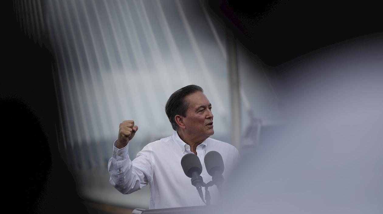 En la imagen el Presidente de Panamá, Laurentino Cortizo.