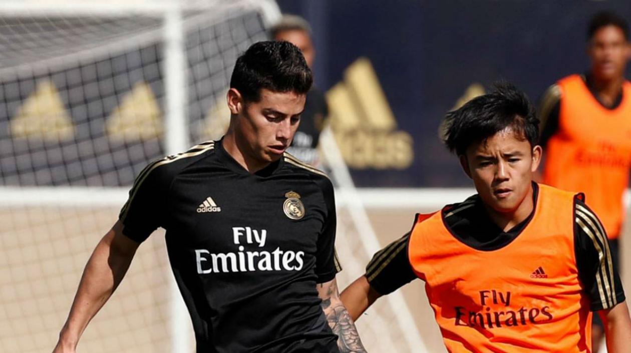 James Rodríguez, volante colombiano. 