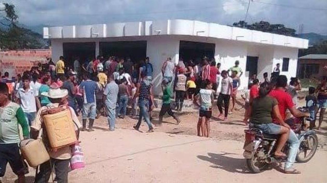 El Tarra, en julio de 2018, día de la masacre. 