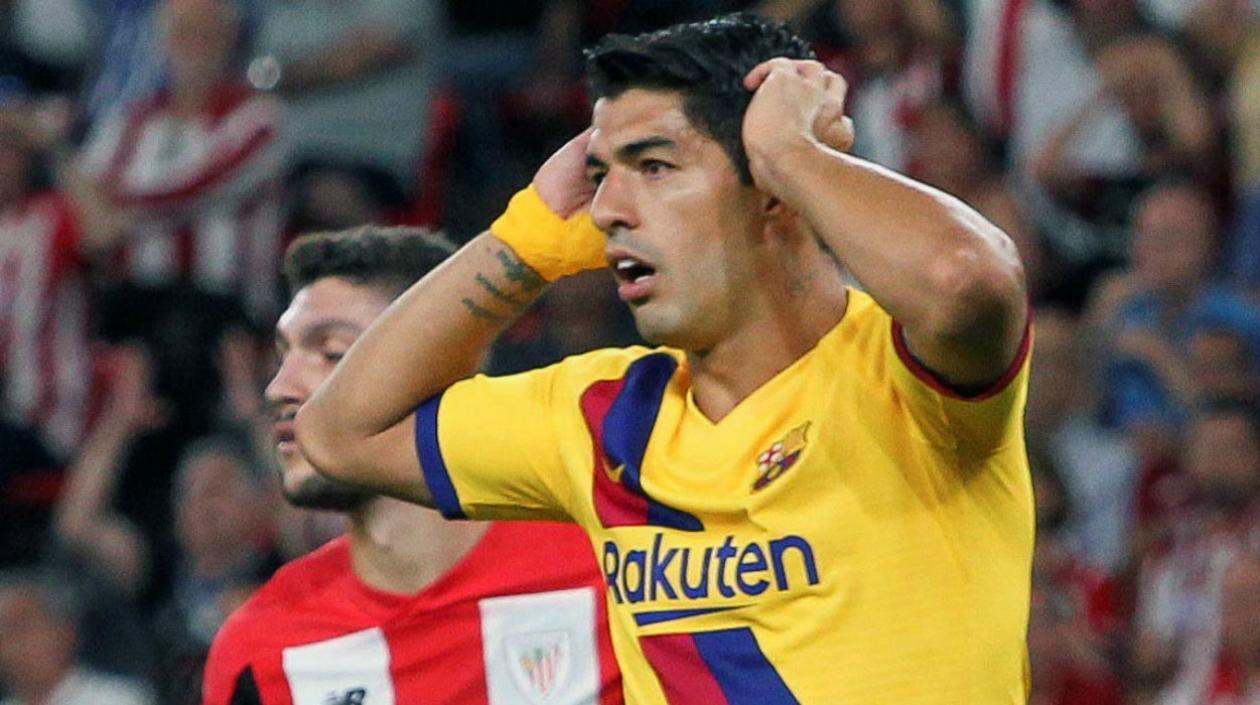 Luis Suárez, delantero del Barcelona. 