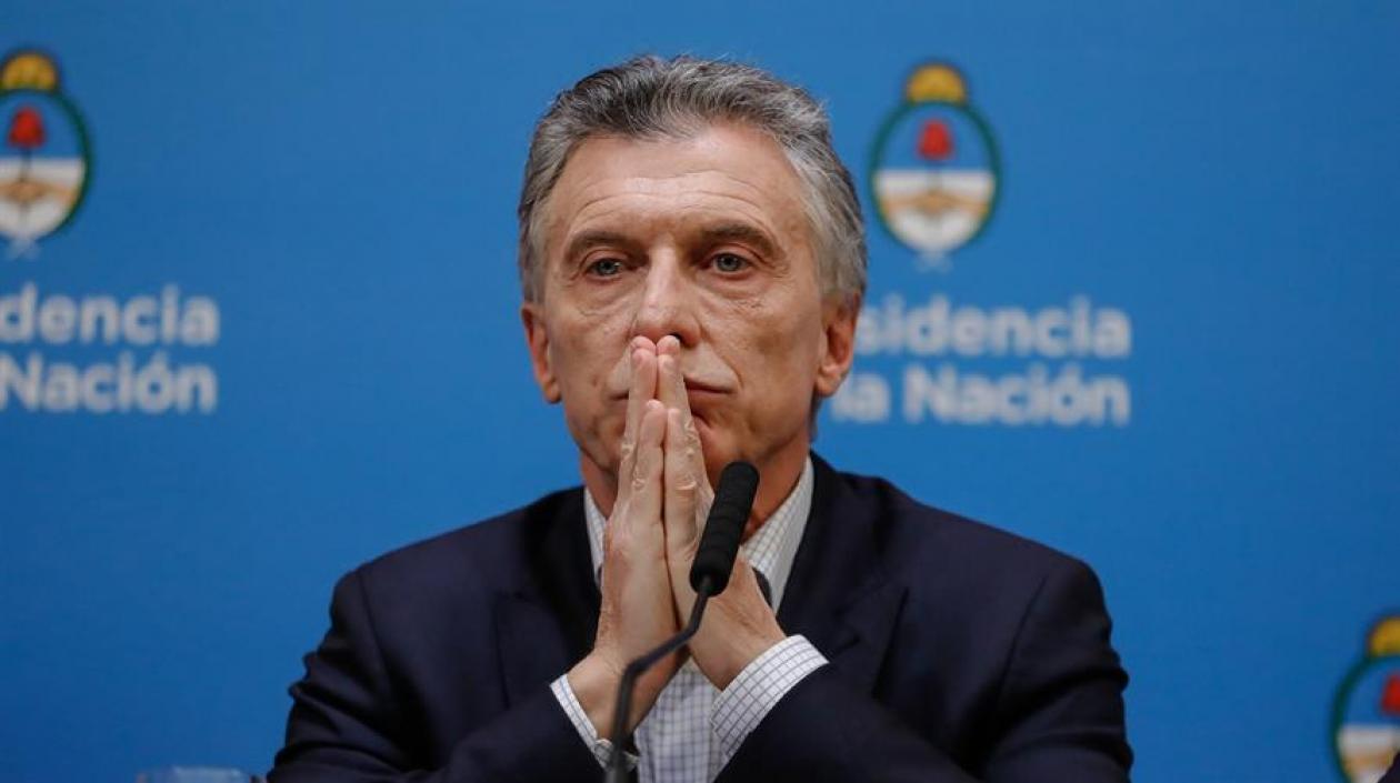 El presidente argentino, Mauricio Macri.