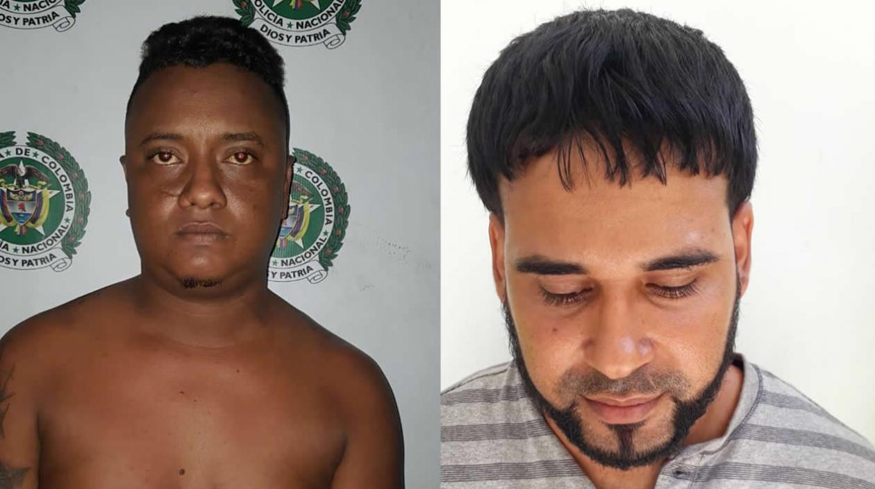 Edin Manuel Guzmán, alias ‘Mane, y Eduardo Collazos De la Cruz, alias, el ‘Piercing’.