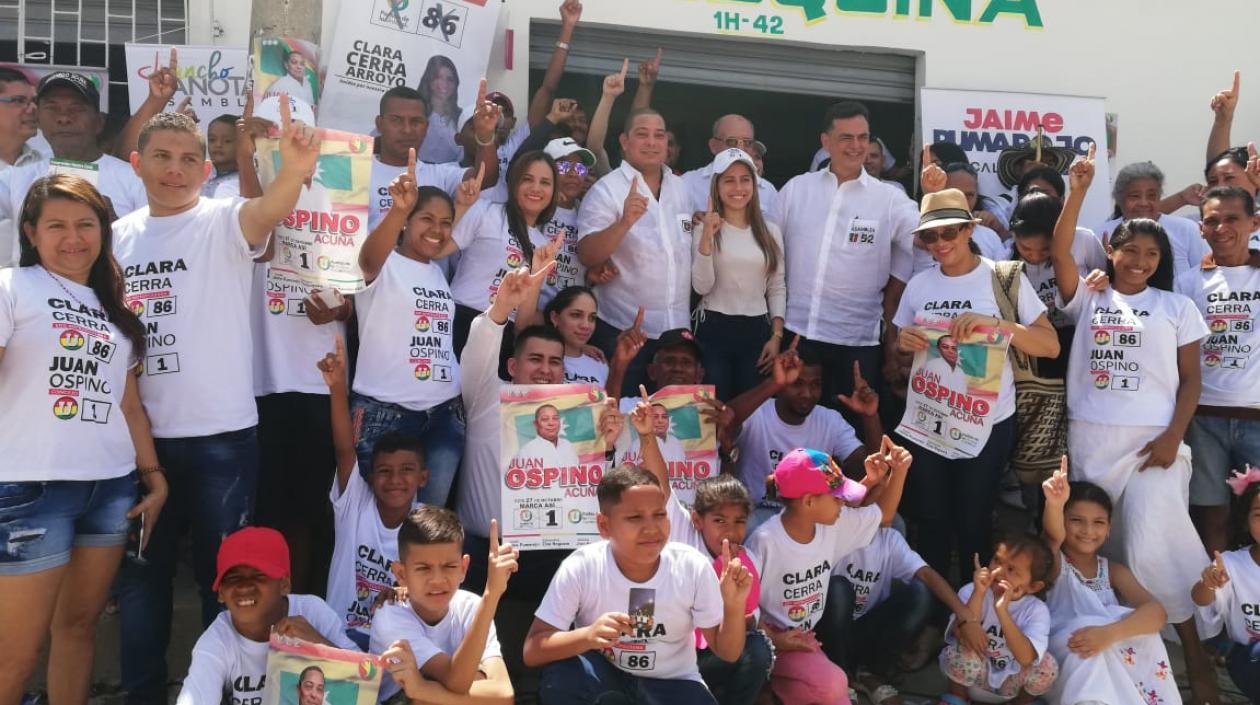 El candidato Juan Ospino Acuña.