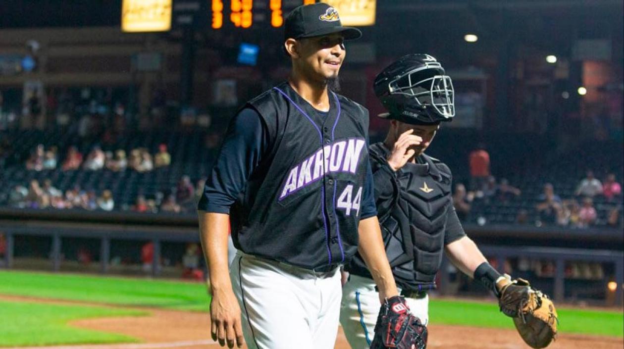 Carlos Carrasco, lanzador venezolano. 