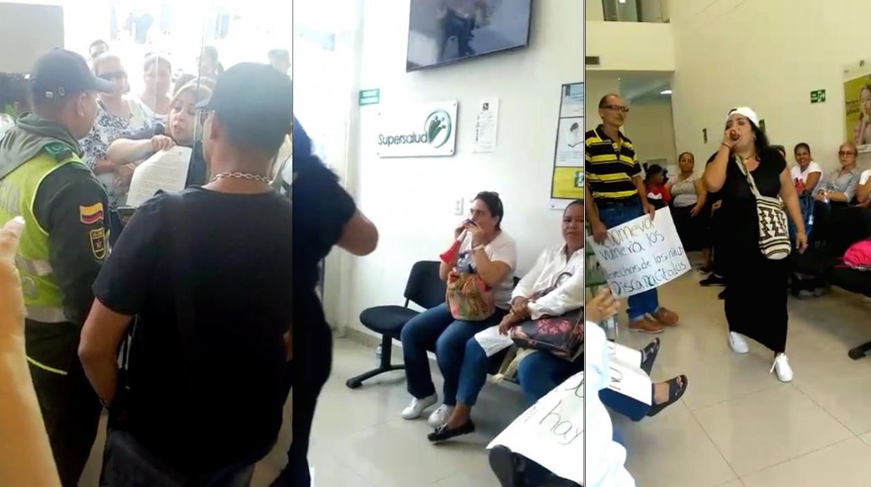 Los usuarios reclaman la intervención de la Supersalud.