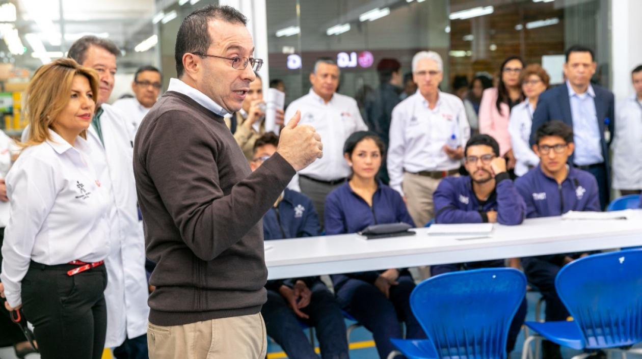 El director nacional del Sena, Carlos Mario Estrada.