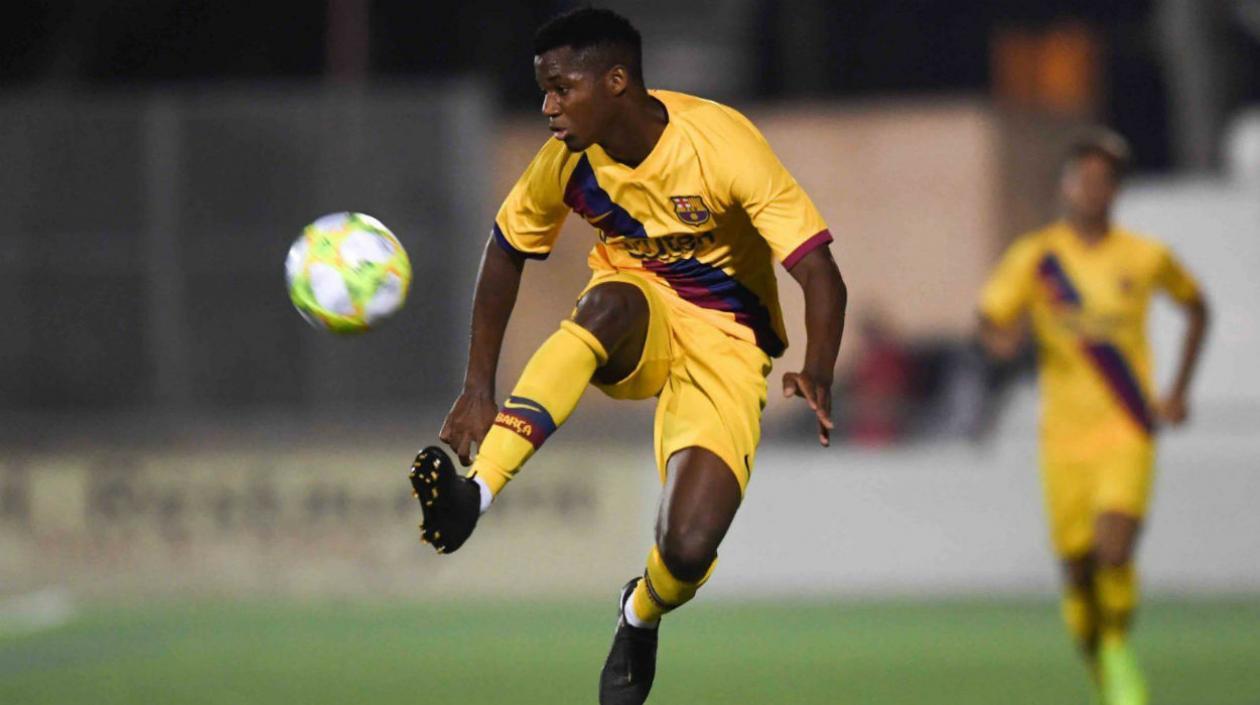 Ansu Fati, delantero del Barcelona. 