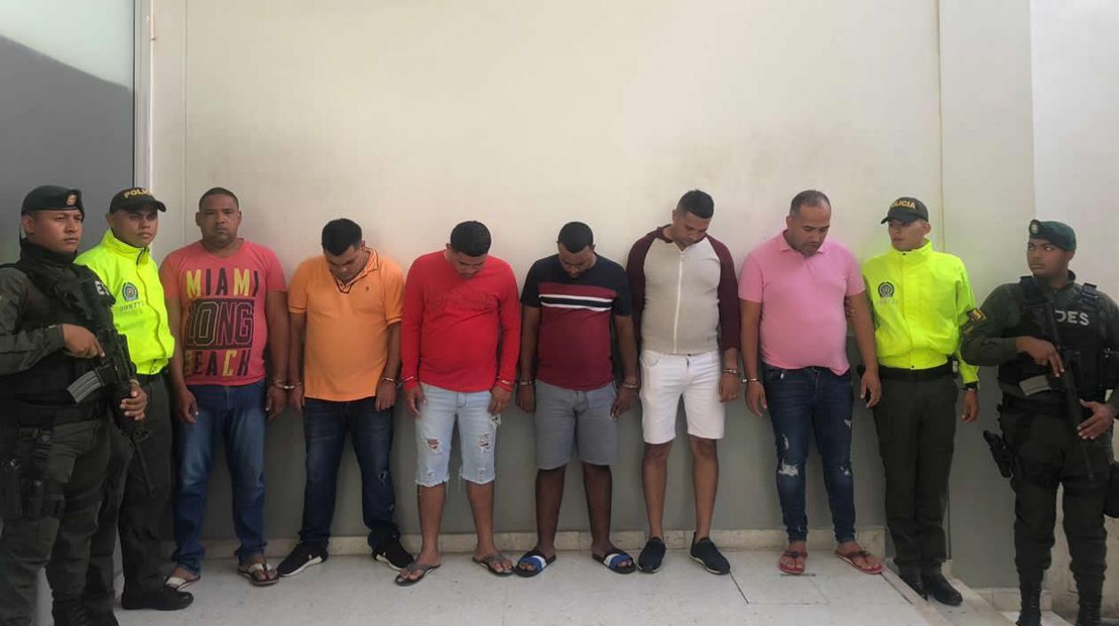 Estos son los 6 capturados por el asalto a una casa en San José.