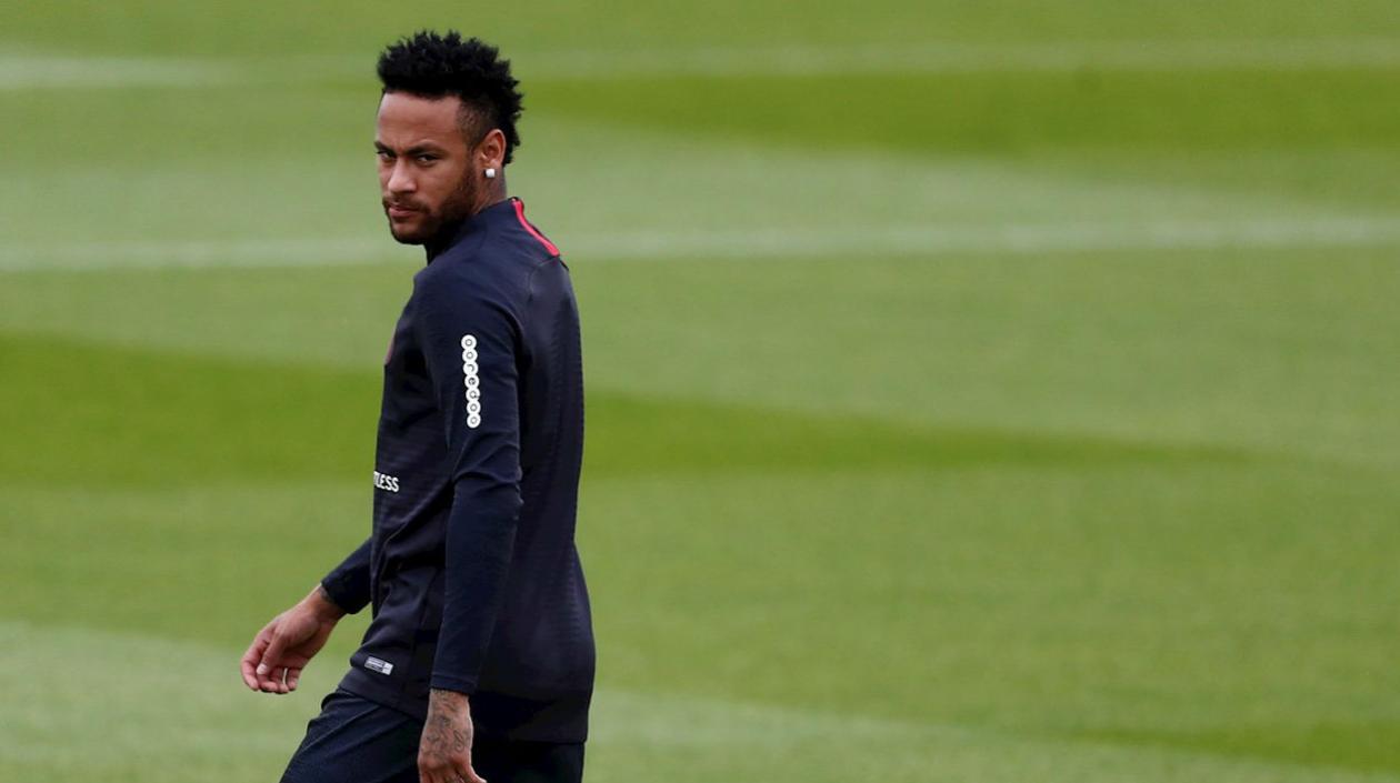 Neymar, delantero brasileño. 